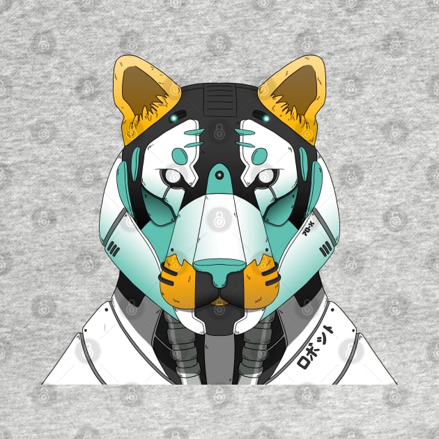 Tiger Japanese Robot by Blue Wolf